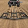 Driveway Drag, 84" Width Tow Behind Drag Harrow, Q235 Steel Driveway Grader with Adjustable Bars, Support up to 50 lbs,