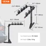 Hitch Mount Bike Rack, 4-Bike Carrier Rack, 150 LBS Capacity Bike Rack Hitch for 2-inch Receiver, Titling and Folding Bike Carri