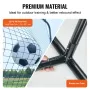 Fodbold rebounder net, 12x6ft jern fodboldtræningsudstyr