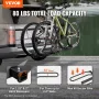 Hitch Mount Bike Rack, 2-cykelplatformstil, 80 lbs Max Capacity