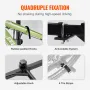 Hitch Mount Bike Rack, 2-cykelplatformstil, 80 lbs Max Capacity