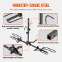 Hitch Mount Bike Rack, 2-cykelplatformstil, 80 lbs Max Capacity