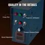 Rotary Welding Positioner 30KG, 0-90° Welding Positioning Turntable Table 1-12RPM 80W, with 12.4 Inch 3-Jaw Lathe Chuck & Weldin