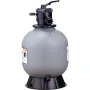 Sand Filter, 19-inch, Up to 45 GPM Flow Rate, Above Inground Swimming Pool Sand Filter System with 7-Way Multi-Port Valve, Filte