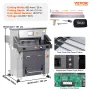 Electric Hydraulic Paper Cutter 660.4 mm Cutting Width 80 mm Thickness 177.8 mm Screen