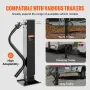 Trailer Jack, Trailer Tongue Jack Welding-on 12000 lb