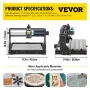 CNC 3018 PRO 2500MW 300ã—180ã - 40mm CNC Machine Grbl Control