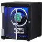 Watch Winder, Single Watch Winder for Men's and Women's Automatic Watch, with Super Quiet Japanese Mabuchi Motor, Blue LED Light