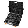 3/8 "Drive Impact Socket Set, 90 stykker stikkontakt SAE 1/4"