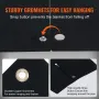Welding Blanket, 305 x 305 mm Carbon Fiber Heat Shield Welding Mat, Up To 1800°F Heat Resistant, Flame Protector Pad Plumbing Ho