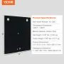 Welding Blanket, 305 x 305 mm Carbon Fiber Heat Shield Welding Mat, Up To 1800°F Heat Resistant, Flame Protector Pad Plumbing Ho