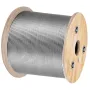 3/16 Inch 7x19 Stainless Steel Aircraft Cable Reel 500FT Stainless Steel Cable T304 Wire Rope Winch Cable Replacement (T304)