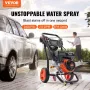Gas Pressure Washer, 3400 PSI 2.6 GPM, Gas Powered Pressure Washer with Aluminum Pump, Spray Gun and Extension Wand, 5 Quick Con