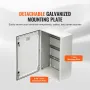 Nema Steel -kabinet, 24 x 16 x 9 '' nema 4x Fiberglas Elektrisk
