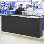 Bærbar messepodiumtabel, 77,95 "x 15,16" x 34,65 ", displayet