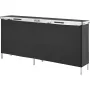 Bærbar messepodiumtabel, 77,95 "x 15,16" x 34,65 ", displayet