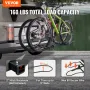 Hitch Mount Bike Rack, 2-cykelplatformstil, 160 lbs Max
