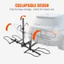 Hitch Mount Bike Rack, 2-cykelplatformstil, 160 lbs Max