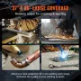 Carbon Felt Welding Blanket 4 Pack, 950 x 910 mm Flame Retardant Welding Blanket, Up To 982℃ Heat Resistant Blanket Set, Cuttabl
