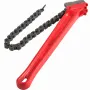 Chain Wrench Pipe 36inch,Heavy Duty Oil Filter Chain Wrench Capacity 4-1/2 to 7-1/2inch ,Chain Wrench 30inch (760 mm) Chain Leng