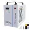 6L Tank Water Chiller CW-5000 Thermolysis Industrial Water Chiller Water Cooling Chiller for 80W 100W CO2 Glass Laser Tube
