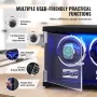 Watch Winder, Dual Watch Winder for Men's and Women's Automatic Watch, with 2 Super Quiet Japanese Mabuchi Motors, Blue LED Ligh