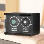 Watch Winder, Dual Watch Winder for Men's and Women's Automatic Watch, with 2 Super Quiet Japanese Mabuchi Motors, Blue LED Ligh