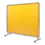 Svejseskærm med ramme, 6 'x 8' svejsningsgardinskærm