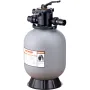 Sand Filter, 16-inch, Up to 35 GPM Flow Rate, Above Inground Swimming Pool Sand Filter System with 7-Way Multi-Port Valve, Filte