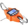 Digital Crane Scale, 880 lbs/400 kg, Industrial Heavy Duty Hanging Scale with Cast Aluminum Case & LCD Screen, Handheld Mini