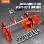 110V Turning Rolls Linkage Roller, 1000KG/2205LBS Loading Welding Turning Roll, 25-1400mm Diameter, 80-1600 mm/min Rotary Weldin