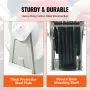 Fuel Hose Reel, 25.4 mm x 10.06 m, Extra Long Retractable Diesel Hose Reel, Heavy-Duty Carbon Steel Construction with Automatic 
