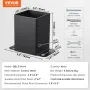 101.6x101.6mm Post Base 4 Pcs, Inner Size 91x91 Post Base Brackets, Heavy Duty Powder-Coated Post Anchor Matte Black Wood Post B