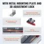 6 Pairs of 381mm Drawer Bottom Side Mount Rails, Heavy Duty Full Ball Bearing Extension Steel Track, Soft-Close Noiseless Guide
