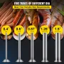Manual Sausage Stuffer, 3 L / 7 LBS Horizontal Sausage Machine, Dual-Speed Meat Stuffer, Made of Food-Grade 304 Stainless Steel,