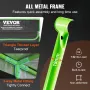 10x10 Grow Tent, 120'' x 120'' x 80'', High Reflective 600D Mylar Hydroponic Growing Tent with Observation Window, Tool Bag and 
