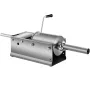 Manual Sausage Stuffer, 3 L / 7 LBS Horizontal Sausage Machine, Dual-Speed Meat Stuffer, Made of Food-Grade 304 Stainless Steel,