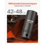 Impact Socket Set, 1/2 "26 stykker Impact Sockets, Deep Socket