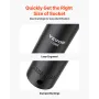 Impact Socket Set, 1/2" 26 Piece Impact Sockets, Deep Socket, 6-Point Sockets, 1/2 Inches Drive Socket Set Impact Metric 10mm - 