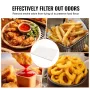 Fryer Filter Paper, 100 Sheets, 25.7" x 16.9", Replacement Deep Fryer Filter Sheets for 55L Commercial Mobile Fryer Filter Machi
