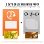 Fryer Filter Paper, 100 Sheets, 25.7" x 16.9", Replacement Deep Fryer Filter Sheets for 55L Commercial Mobile Fryer Filter Machi