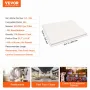 Fryer Filter Paper, 100 Sheets, 25.7" x 16.9", Replacement Deep Fryer Filter Sheets for 55L Commercial Mobile Fryer Filter Machi