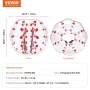 Inflatable Bumper Ball 1-Pack, 4FT/1.2M Body Sumo Zorb Balls for Teen & Adult, 0.8mm Thick PVC Human Hamster Bubble Balls for Ou