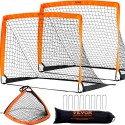 Portable Soccer Goal, 4x3 ft Kids Backyard Soccer Net, Foldable Pop Up Practice Soccer Net, Mini Youth Training Soccer Goal