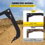 Hitch Montered Ripper, 16 "Shank Length Box Scraper Shank, 4