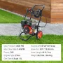 Gas Pressure Washer, 3600 PSI 2.6 GPM, Gas Powered Pressure Washer with Copper Pump, Spray Gun and Extension Wand, 5 Quick Conne