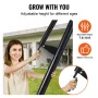 Basketball Hoop, 7.6-10 ft Adjustable Height Portable Backboard System, 50 inch Basketball Hoop & Goal, Kids & Adults Basketball