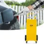 Brændstofcaddy, 35 gallon, gasopbevaringstank på 4 hjul, med