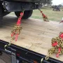 Chain Load Binder, 8 mm Tie Down Kit with 2.45 Ton Working Load Capacity and Two Grab Hooks, Includes (4) Ratchet Binders - (4) 