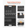 Impact Socket Set 1/2 inches 43 Piece Impact Sockets, Standard